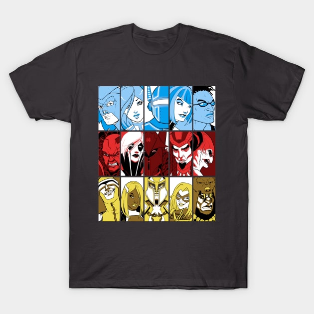 All the City of Heroes T-Shirt by StudioBliz